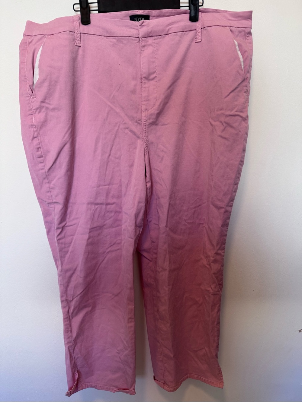 NYDJ Pink Straight-Leg Pants
